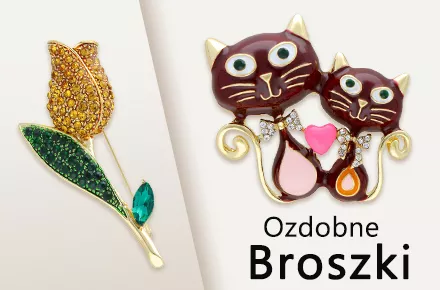 Ozdobne broszki w sklepie Gal-Art