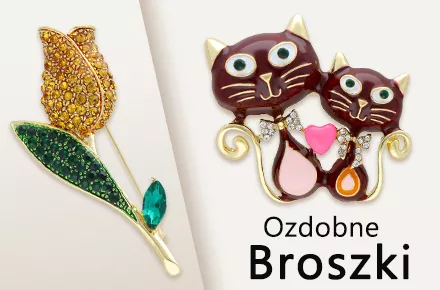 Ozdobne broszki w sklepie Gal-Art